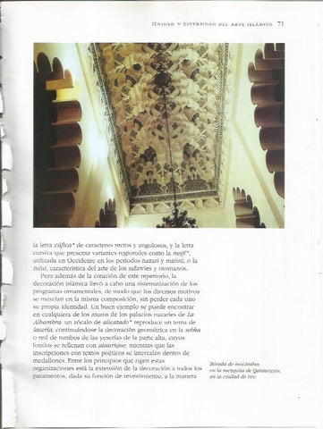 LAMINA 18718: Boveda de la mezquita de Qarawiyyin en Fez, Marruecos
