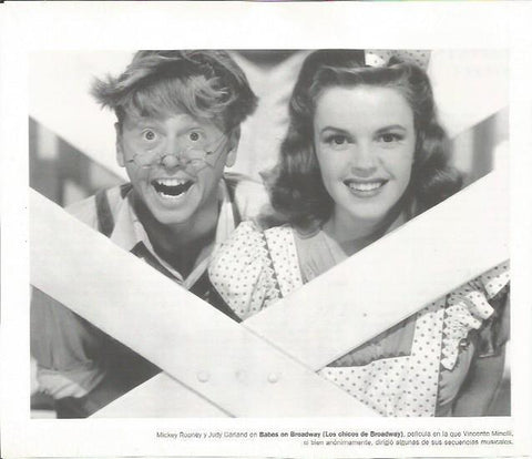 LAMINA 18817: Mickey Rooney y Judy Garland en Los chicos de Broadway