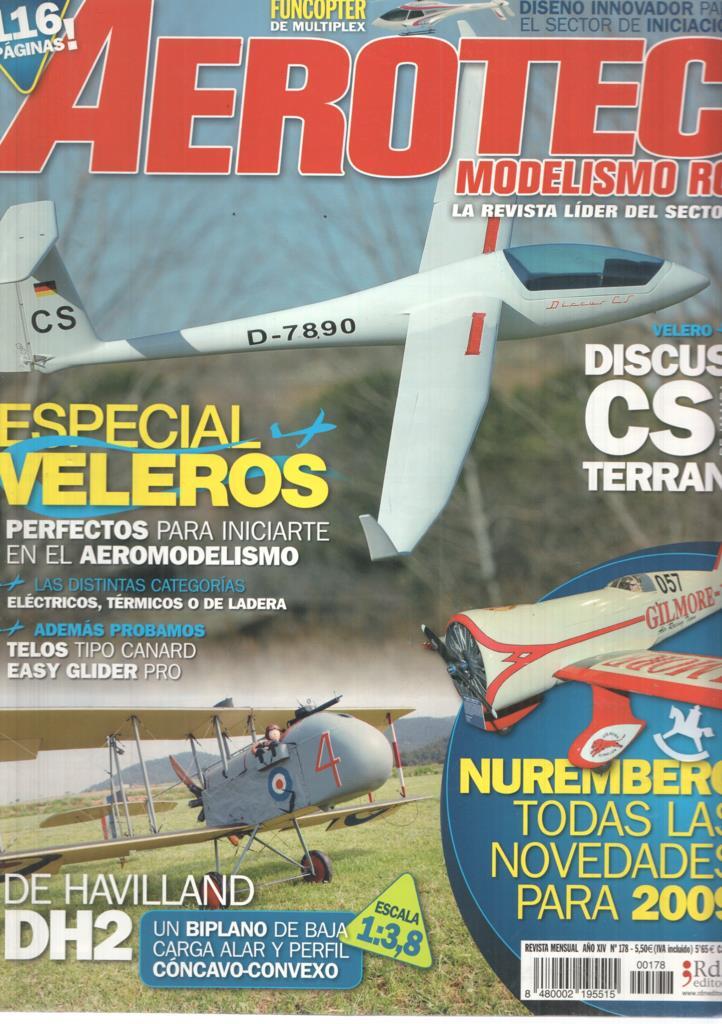 Revista Aerotec modelismo RC numero 178: Especial veleros