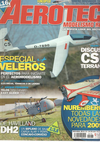 Revista Aerotec modelismo RC numero 178: Especial veleros