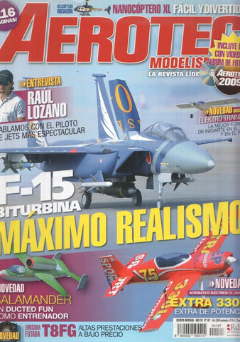 Revista Aerotec modelismo RC numero 187: F-15 biturbina