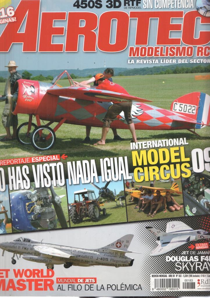 Revista Aerotec modelismo RC numero 183: Modelo circus 09