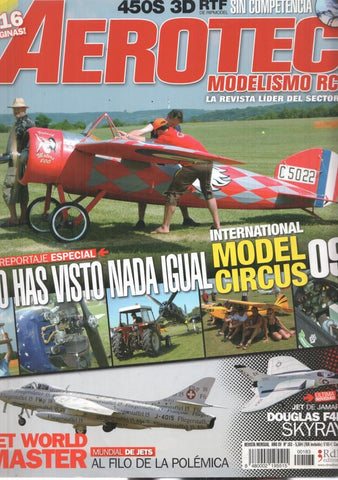 Revista Aerotec modelismo RC numero 183: Modelo circus 09