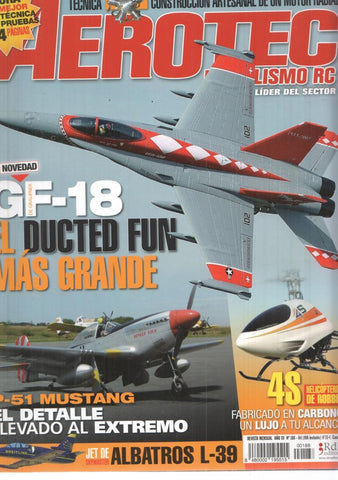 Revista Aerotec modelismo RC numero 188: GF-18 el DUCTED FUN mas grande