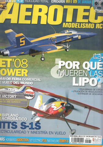 Revista Aerotec modelismo RC numero 174: Jet Power 08
