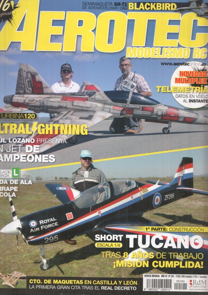 Revista Aerotec modelismo RC numero 194: ULTRA GHTNING