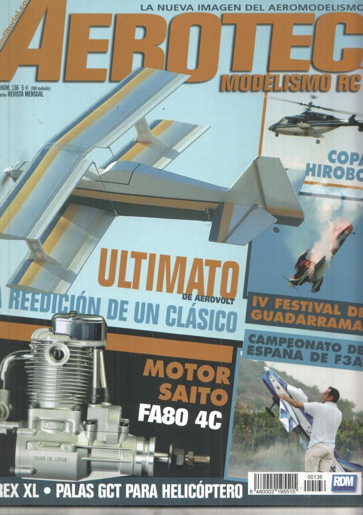 Revista Aerotec modelismo RC numero 136: Ultimato de aerovolt 
