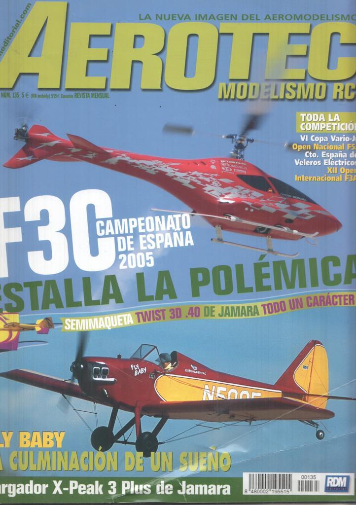 Revista Aerotec modelismo RC numero 135: F3C campeonato de España 2005