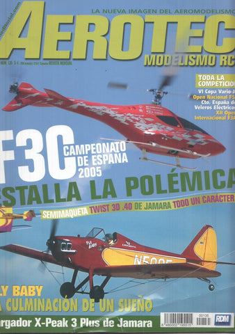 Revista Aerotec modelismo RC numero 135: F3C campeonato de España 2005