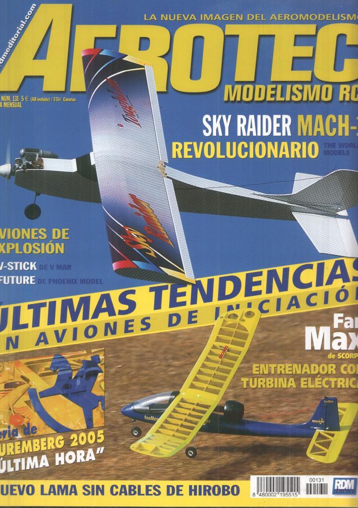 Revista Aerotec modelismo RC numero 131: Ultimas tendencias en aviones de iniciacion  