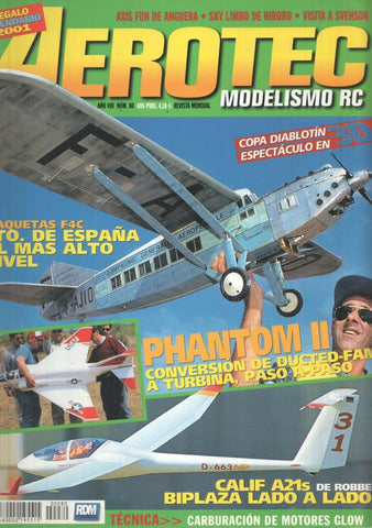 Revista Aerotec modelismo RC numero 080: Phantom II