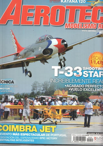Revista Aerotec modelismo RC numero 205: Maquetas T33  