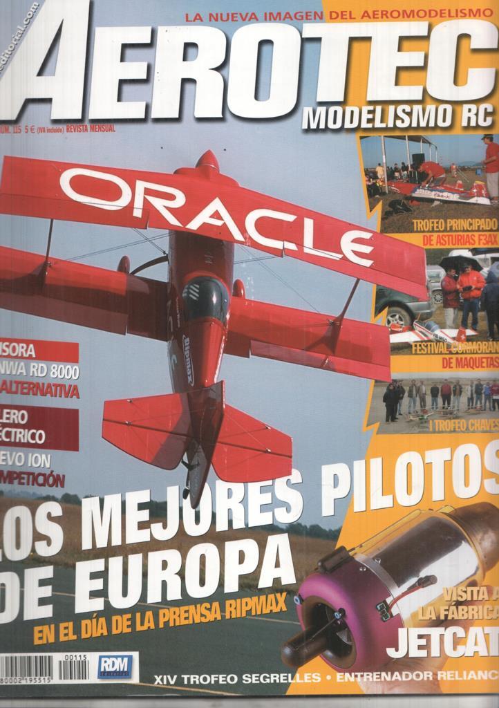 Revista Aerotec modelismo RC numero 115: Los mejores pilotos de europa 