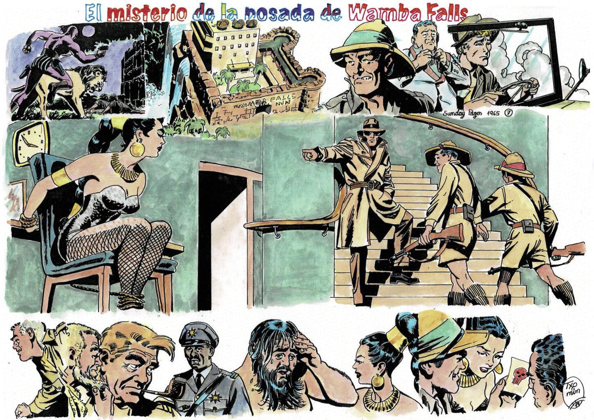 Poster DIN 4 numero 0104: The Phantom: serie El Hombre Enmascarado: El misterio de la posada de Wamba Falls