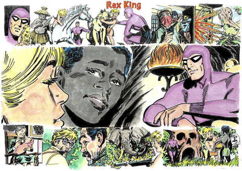 Poster DIN 4 numero 0102: The Phantom: serie El Hombre Enmascarado: Rex King