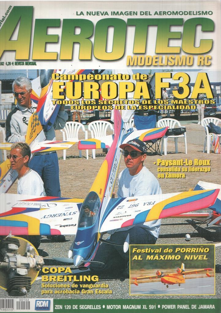 Revista Aerotec modelismo RC numero 102: Campeonato de europa F3A
