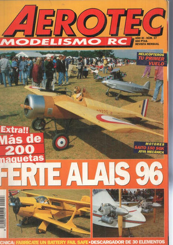 Revista Aerotec modelismo RC numero 027: Ferte alais 96