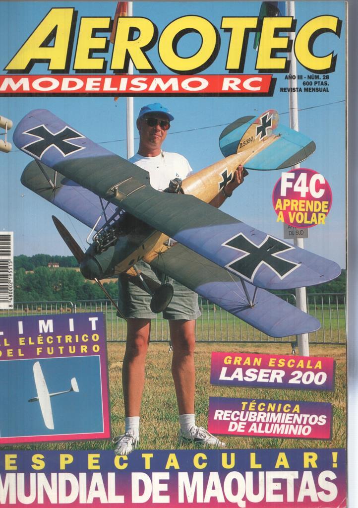 Revista Aerotec modelismo RC numero 028: Limit El Electrico del futuro 