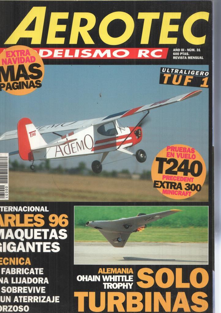 Revista Aerotec modelismo RC numero 031: Arles 96