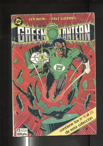 Zinco: Green Lantern retapado numero 16 al 20