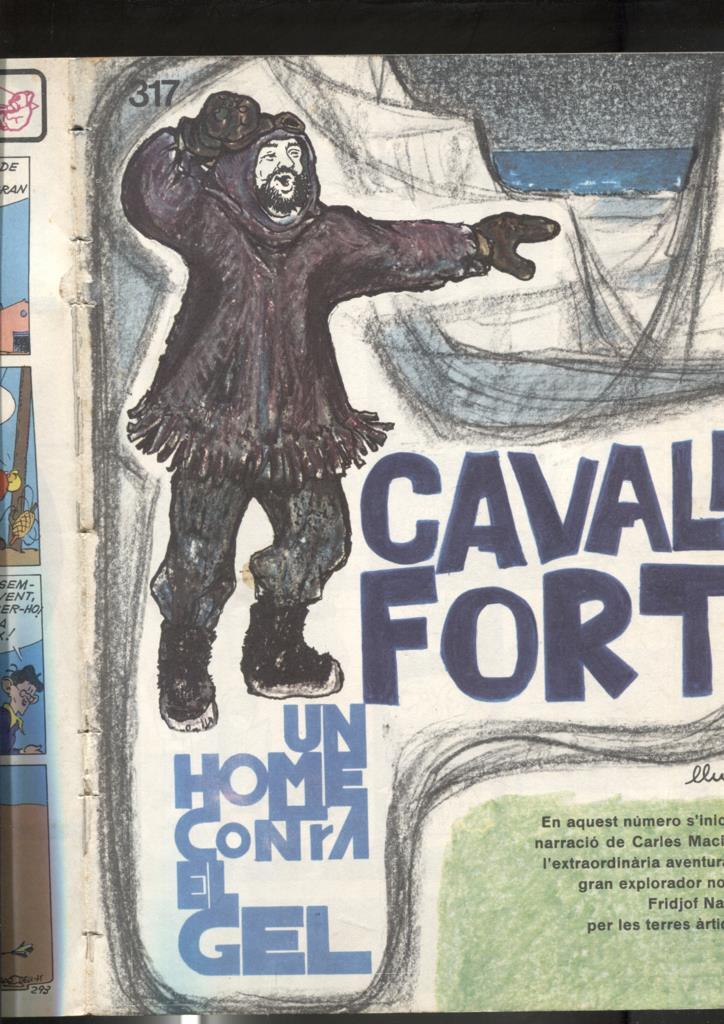 Cavall Fort numero 317: procede de tomo retapado