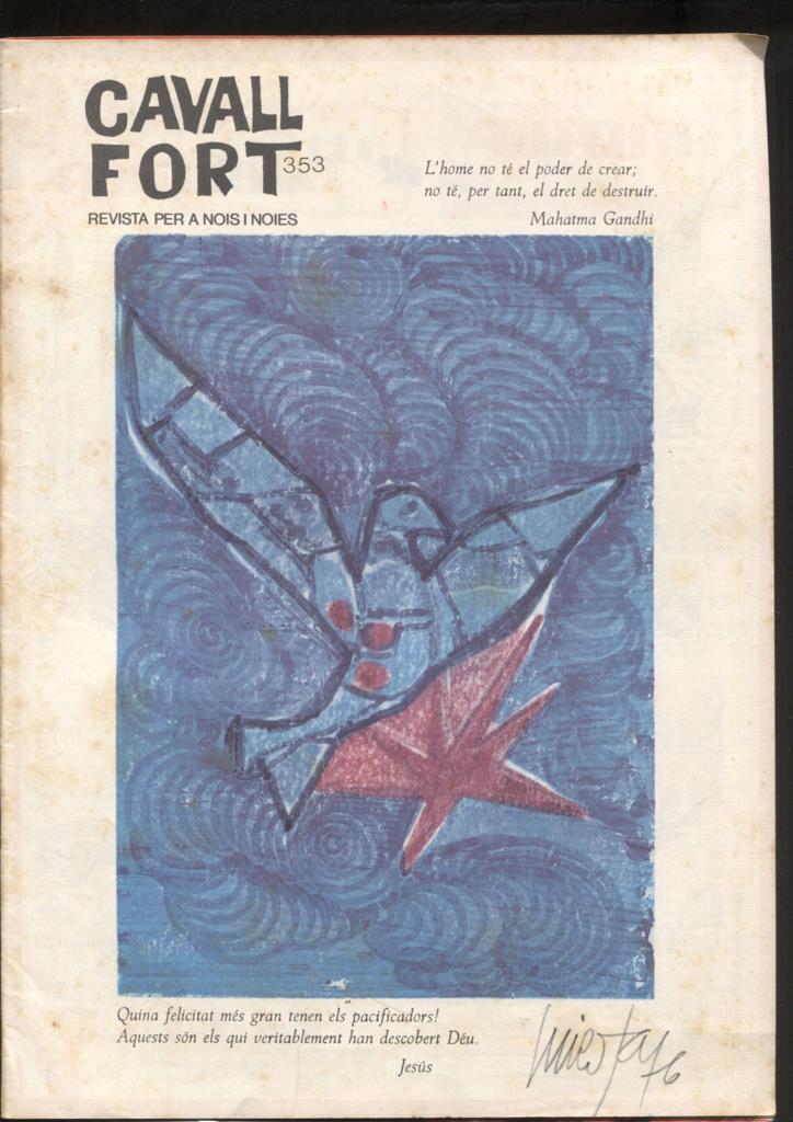 Cavall Fort numero 353: Benet Tallaferro en el cir Bodoni