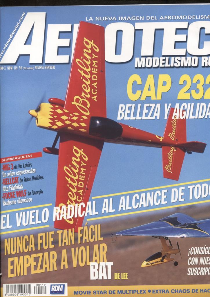 Revista Aerotec modelismo RC numero 119:  Bancada Hyde, Maqueta MIG 3