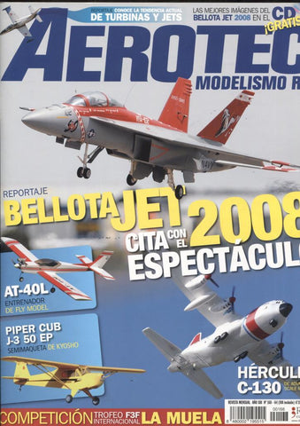 Revista Aerotec modelismo RC numero 168:  semimaqueta Hercules C-130, Helicoptero Pocket Zoom