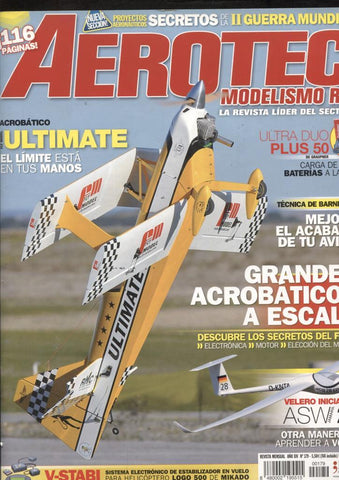 Revista Aerotec modelismo RC numero 182: Don Quijote 2009 grandes modelos en albacete