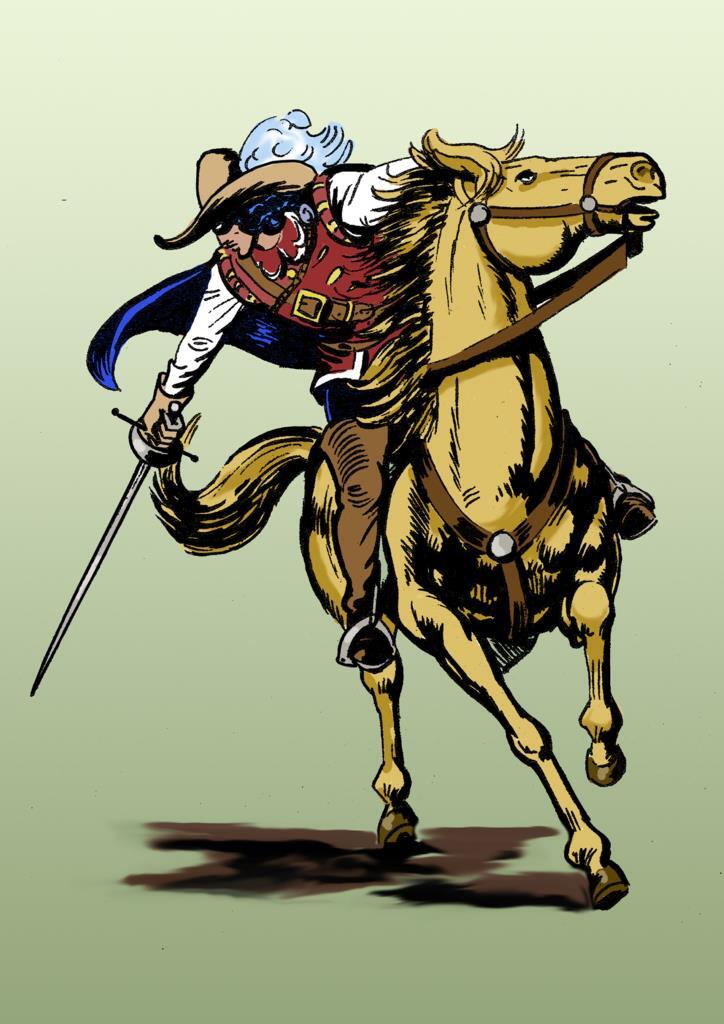 Poster DIN 4 numero 0027/1: El Espadachin Enmascarado, serie Clasicos Españoles