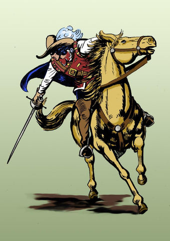 Poster DIN 4 numero 0027/1: El Espadachin Enmascarado, serie Clasicos Españoles