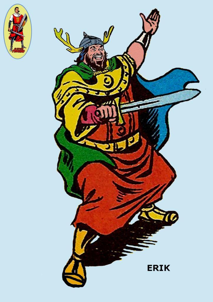Poster DIN 4 numero 0476: El Capitan Trueno: Erik el fuerte