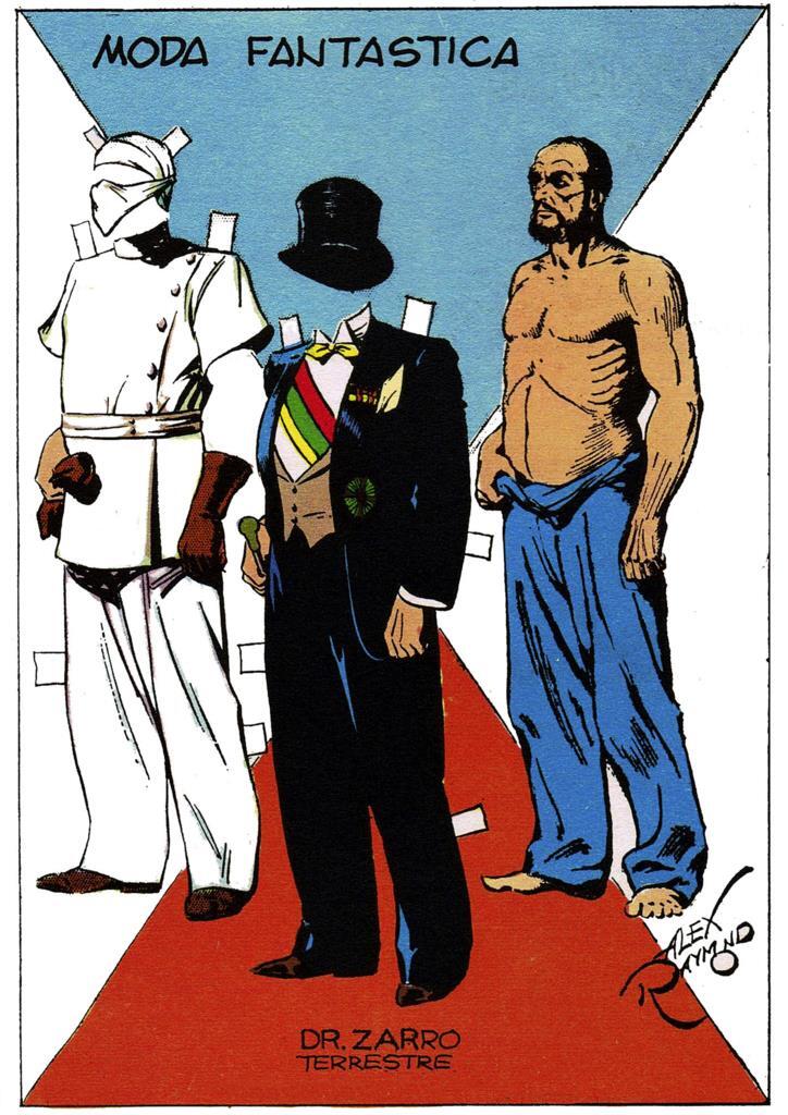 Poster DIN 4 numero 0227 serie Flash Gordon de Alex Raymond modelo 03: Doctor Zarko