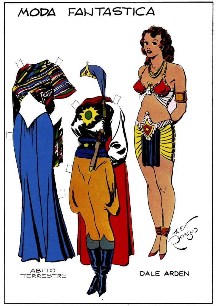 Poster DIN 4 numero 0229 serie Flash Gordon de Alex Raymond modelo 05: Dale Arden