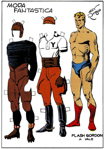 Poster DIN 4 numero 0223 serie Flash Gordon de Alex Raymond modelo 09: Flash Gordon
