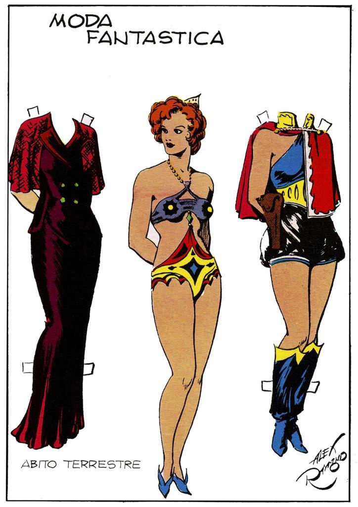 Poster DIN 4 numero 0235 serie Flash Gordon de Alex Raymond modelo 12: Cortesana