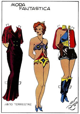 Poster DIN 4 numero 0235 serie Flash Gordon de Alex Raymond modelo 12: Cortesana