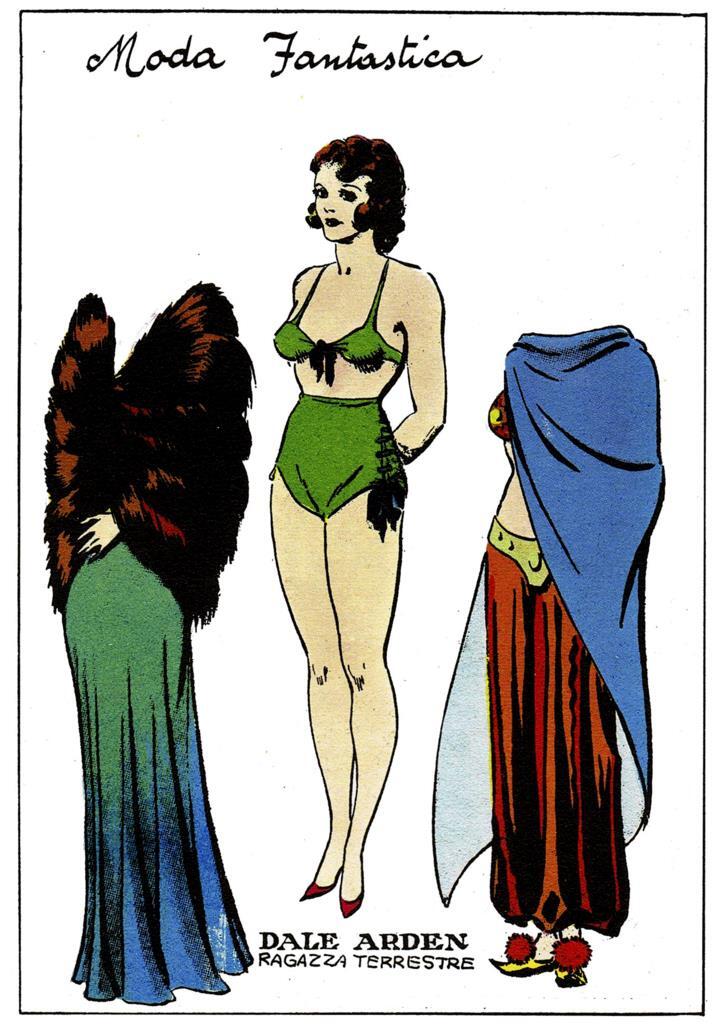 Poster DIN 4 numero 0237 serie Flash Gordon de Alex Raymond modelo 14: Dale Arden