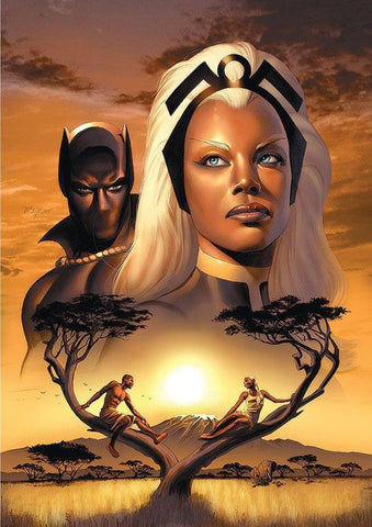 Poster DIN 4 numero 0351/1: Tormenta y Pantera Negra
