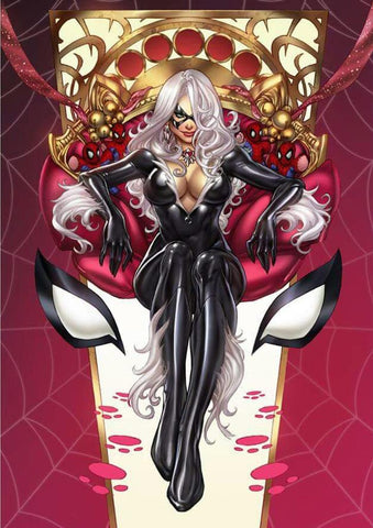 Poster DIN 4 numero 0138/1: La Gata Negra, serie superheroes