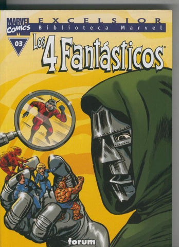 Biblioteca Marvel Excelsior : Los 4 Fantasticos numero 00-3: El pensador loco