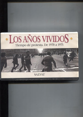 VHS: Los años vividos: tiempo de protesta. de 1970 a 1975