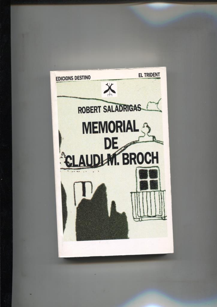 Memorial de Claud M. Broch (edicio en catala)
