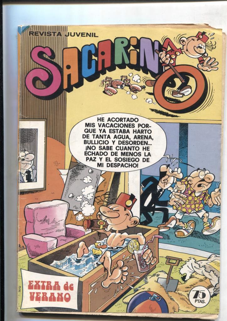 Sacarino extra verano 1979: El profesor. La serpiente de coral (Di Gennaro, 13 paginas)