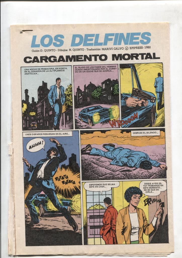 Aventura: Los delfines: cargamento mortal (N.Quinto, 12 paginas)