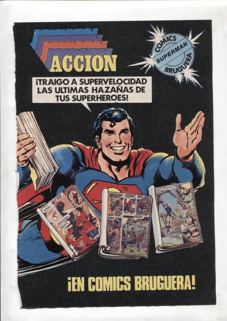 Propaganda Editorial sobre revista Superheroes DC: Superman, (1 pagina)