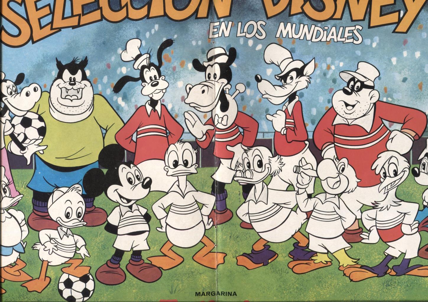 Poster Margarina Tulipan de la Seleccion Disney en los Mundiales 1982 : 26x5 x 36,5 cm, 