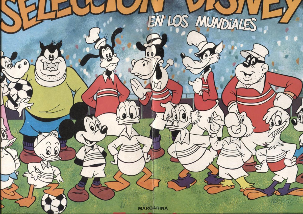 Poster Margarina Tulipan de la Seleccion Disney en los Mundiales 1982 : 26x5 x 36,5 cm, 