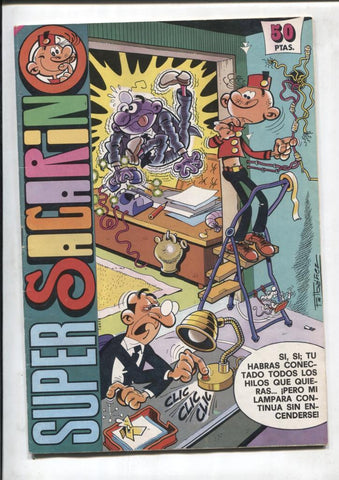 Super Sacarino numero 55: Sherlock Lopez: Buscando a Dukrong (Gabi, 8 paginas)