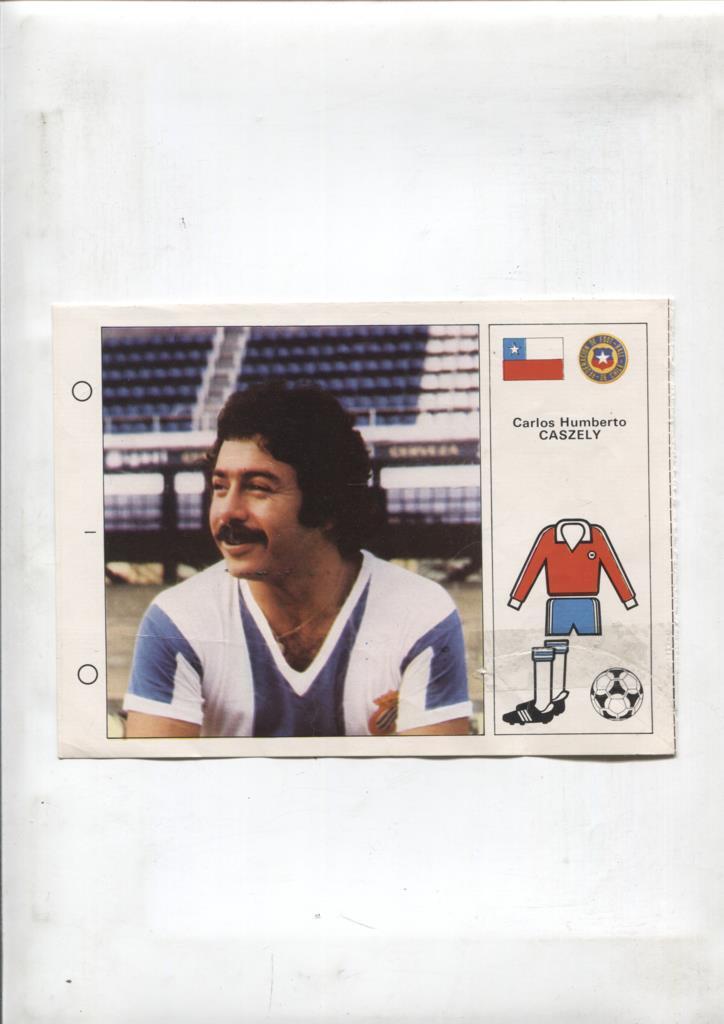 Cromos Bruguera Mundial 1982 numero 047: Carlos Humberto Caszely de Chile